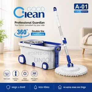 360-Degree Rotating Magic Spin Mop and Bucket Set