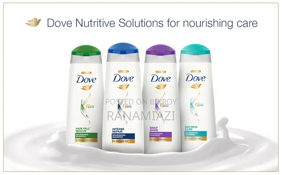 Dove Hairfall Rescue and Nourishing Oil Shampoo - 340ml (Made in India)