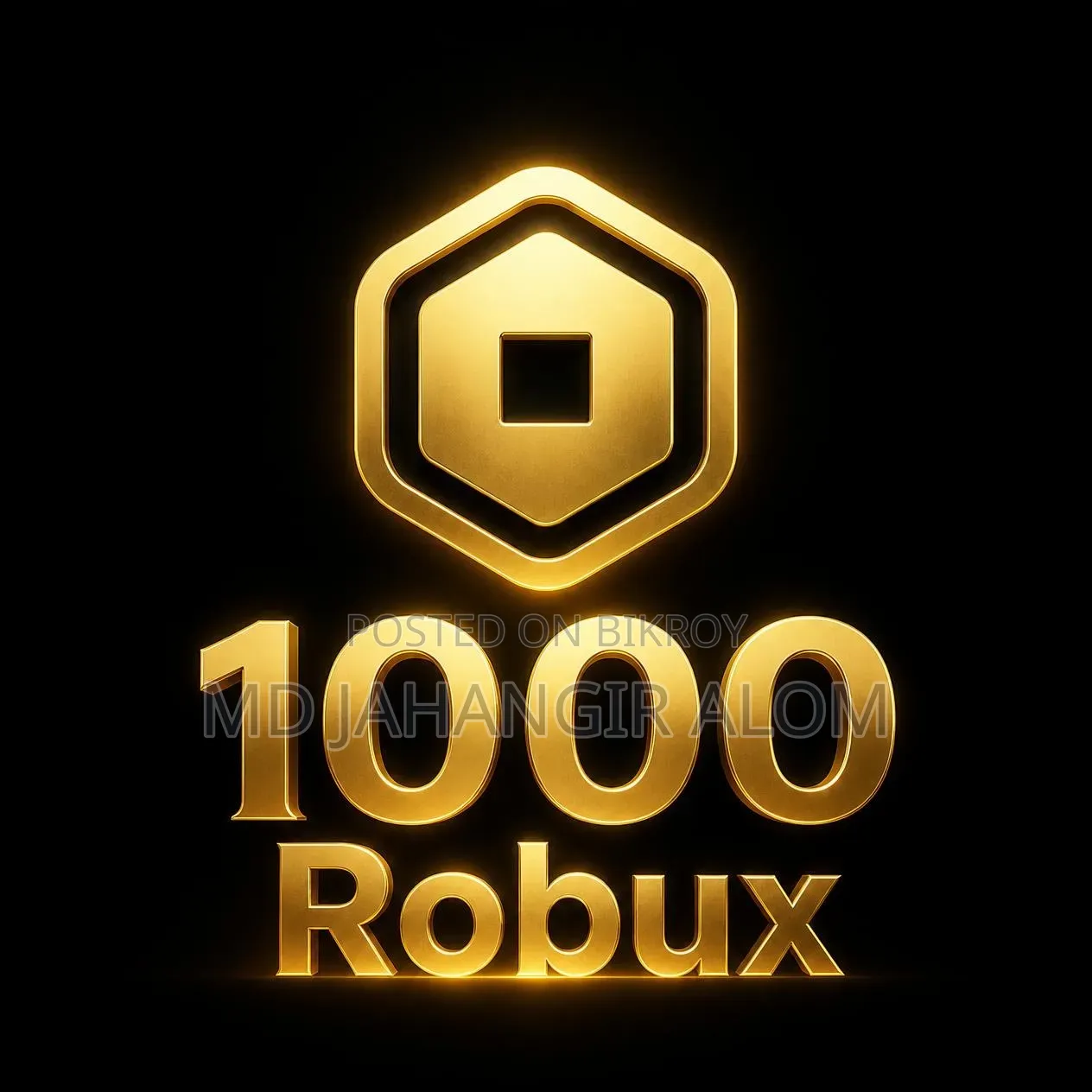 1000 Robux Redeem Code Available for Sale