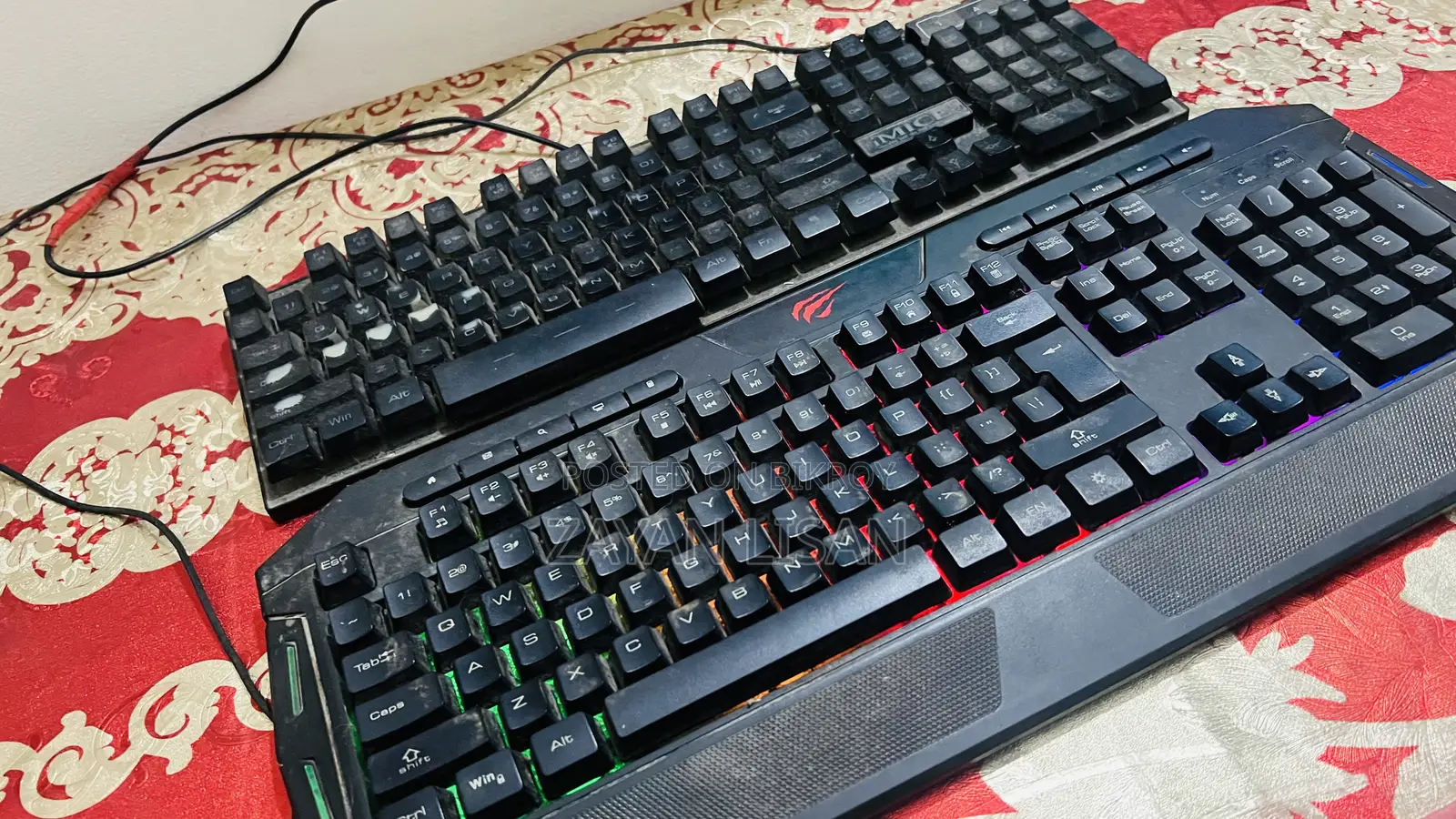 Gaming Keyboard Combo - Havit + Imice (2 Pcs)