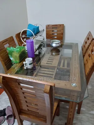 Teak Wood Table and Chairs