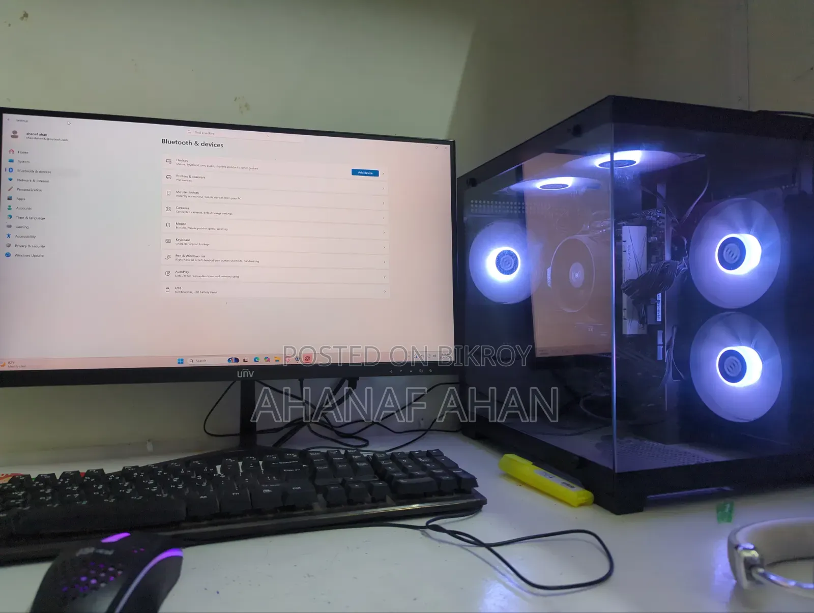 Desktop Computer 8GB AMD Ryzen 5 SSD 256GB