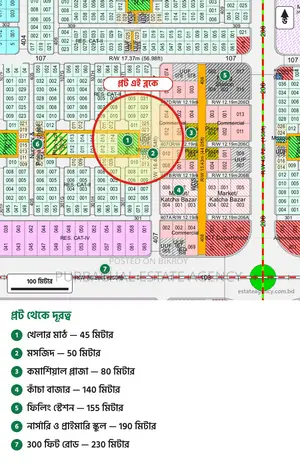 3 Katha Plot Near 300 Feet Road, Purbachal Sector 11