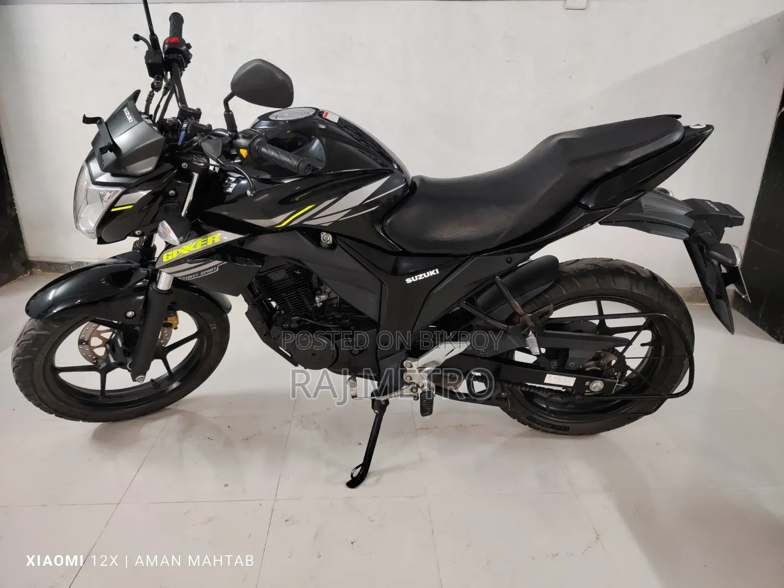 Suzuki Gixxer 2024 Black
