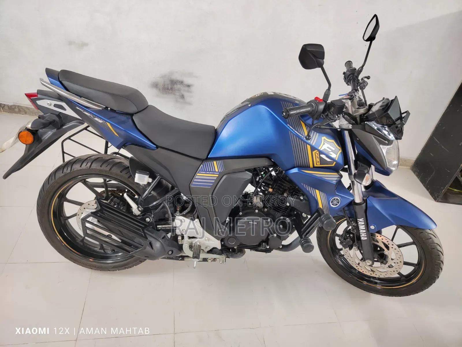 New Yamaha FZS V2 2026 Blue