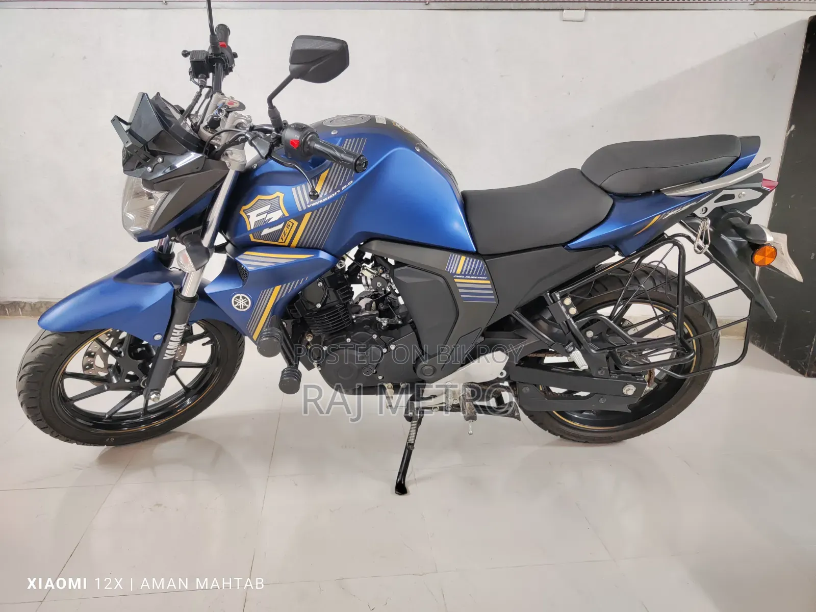 New Yamaha FZS V2 2026 Blue