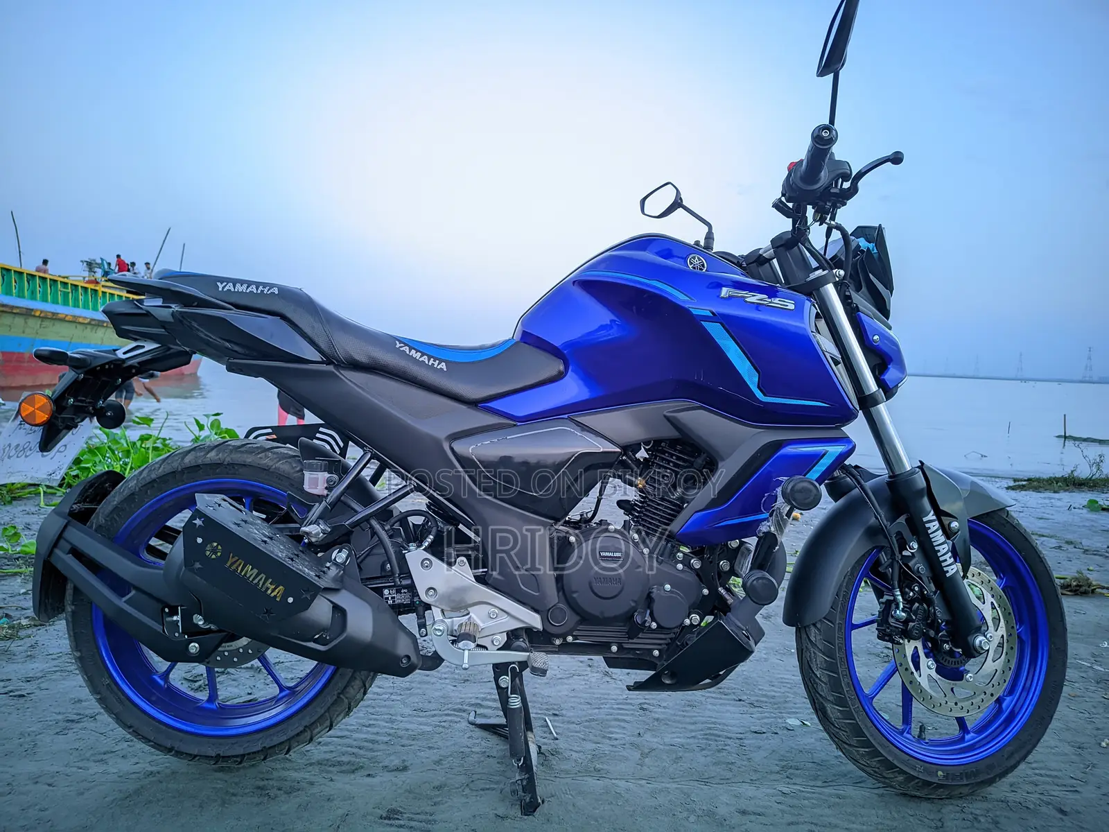 New Yamaha FZS V4 2026 Blue