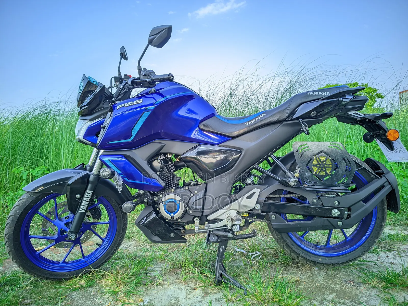 New Yamaha FZS V4 2026 Blue