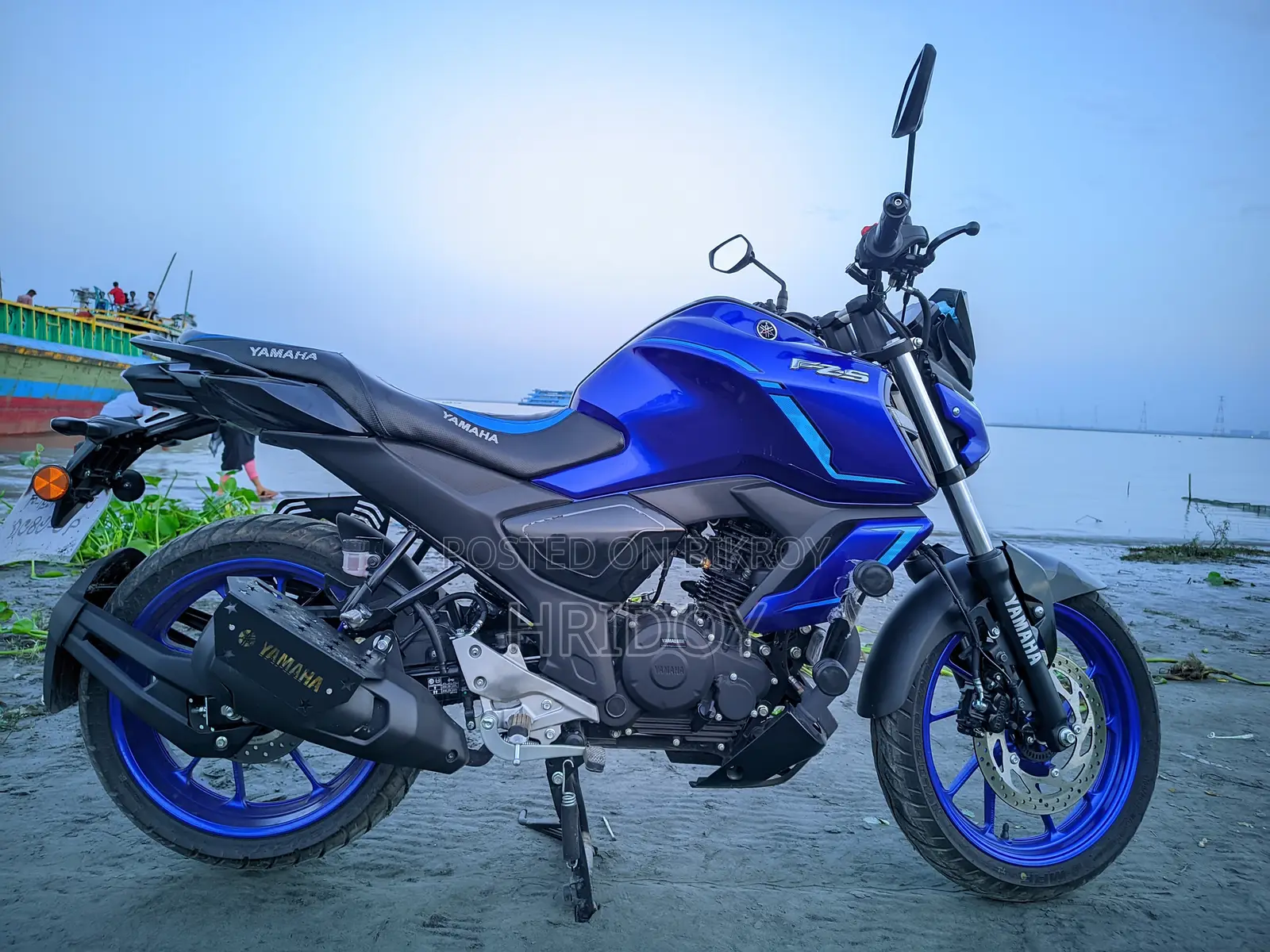 New Yamaha FZS V4 2026 Blue