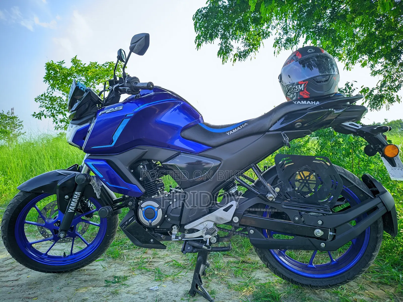 New Yamaha FZS V4 2026 Blue
