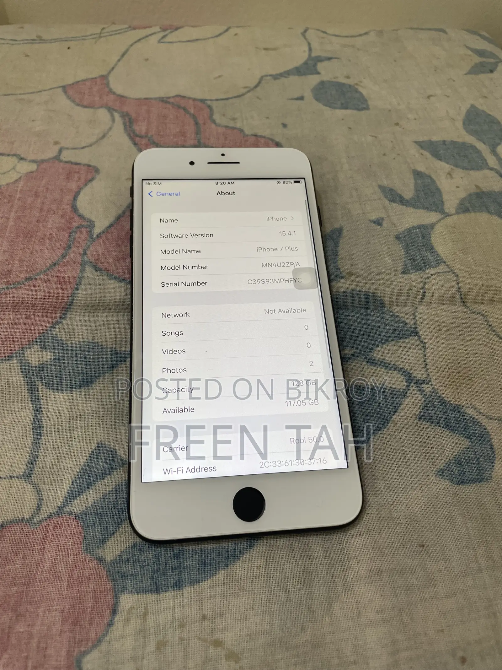 Apple iPhone 7 Plus 128 GB Black