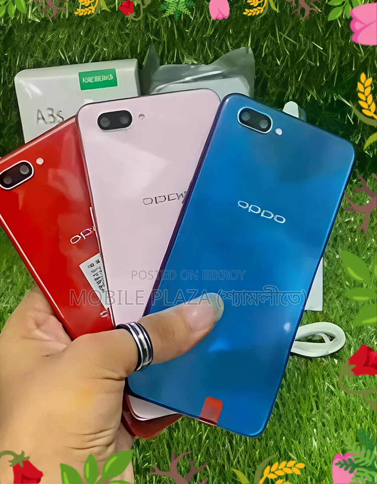 New Oppo A3s 256 GB Pink