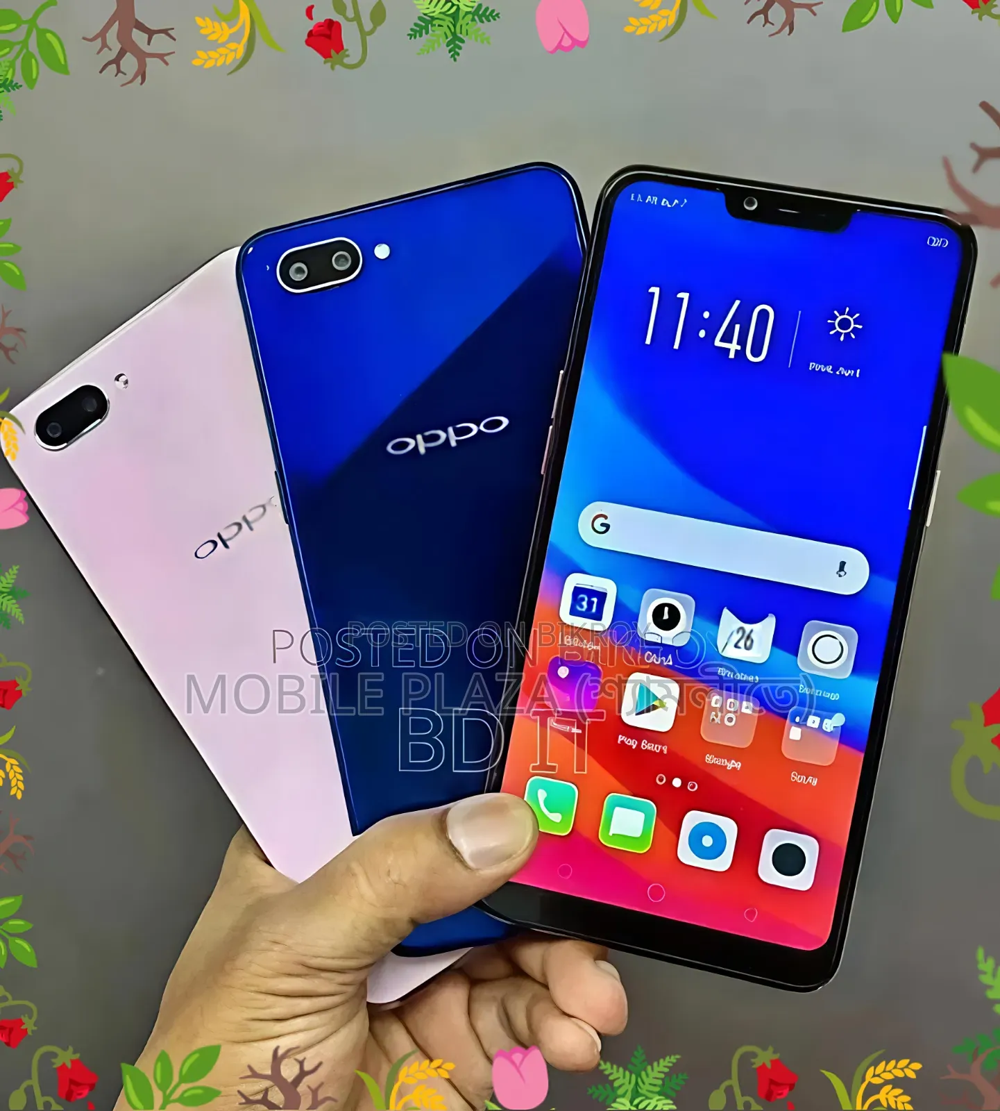 Oppo A3s 256 GB Purple