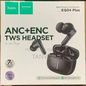 Hoco EQ34 Plus ANC+ENC TWS Earbuds - Bluetooth 5.4 - 7H Playtime