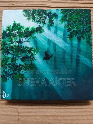 Forest Acrylic Painting on Canvas