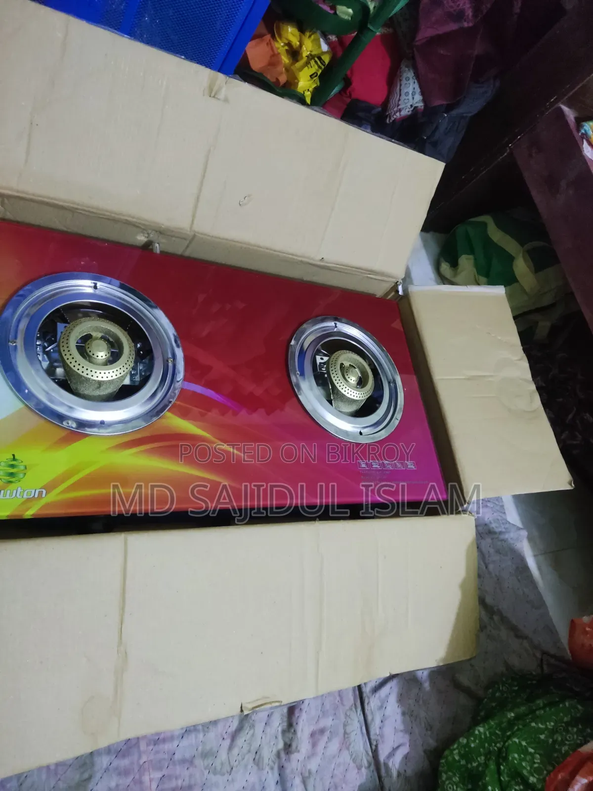 নতুন ১টা গ্যাসের চুলা বিক্রি করবো