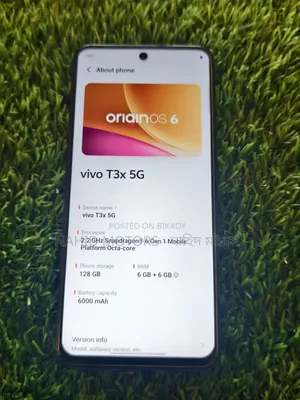 Vivo T3x 128 GB Blue