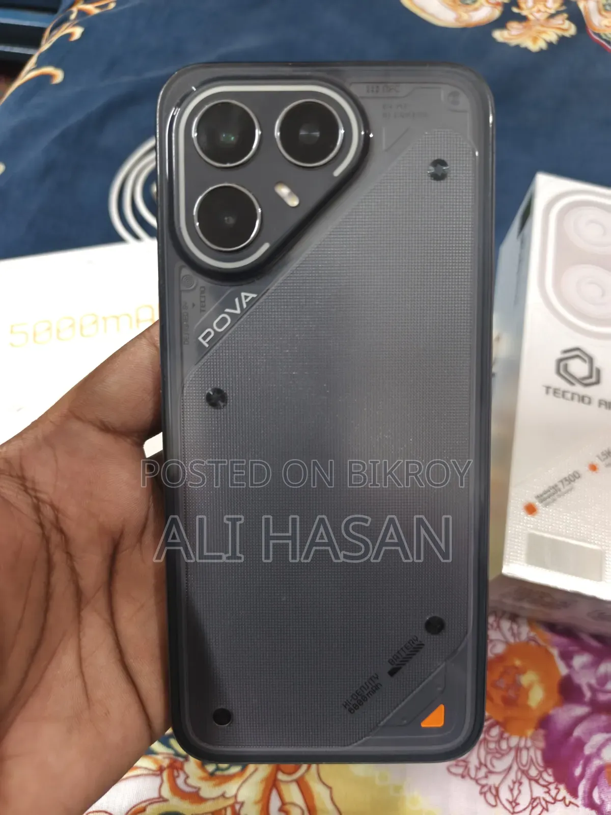 টেকনো পোভা ৭ প্রো ৫জি ২৫৬ জিবি ব্ল্যাক