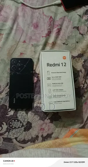 শাওমি ১২ ২৫৬ জিবি কালো