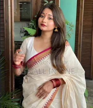 আফসান প্রিন্ট শাড়ি ব্লাউজ পিসসহ