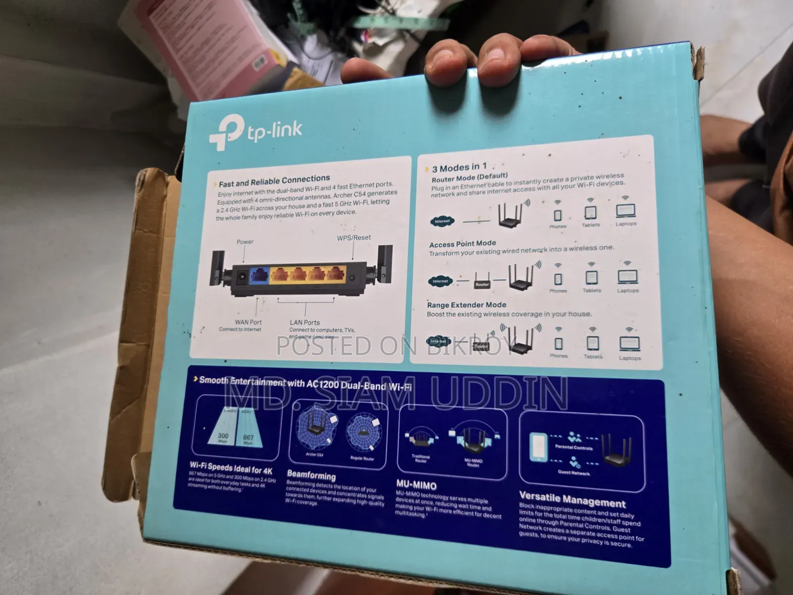 Tp Link Archer C54 Dual Band Router