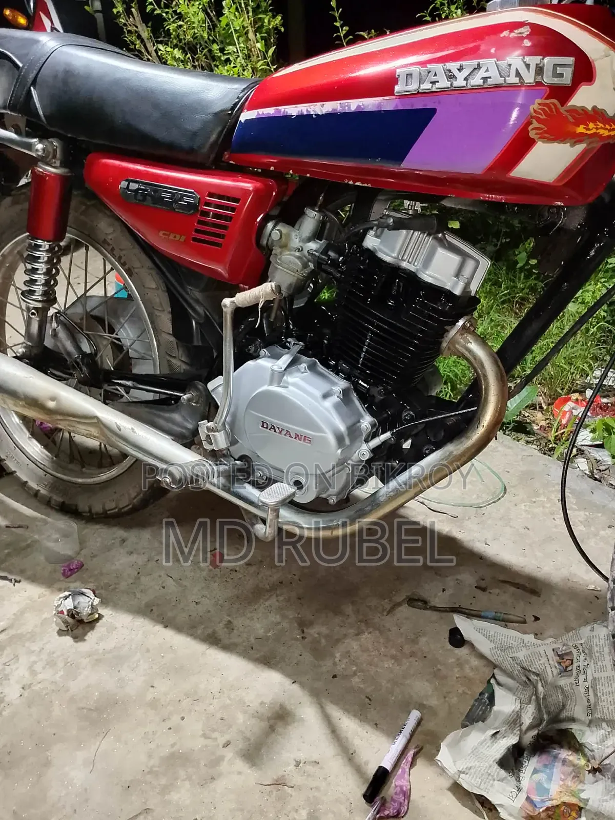 Dayang DY125-28 2011 Red