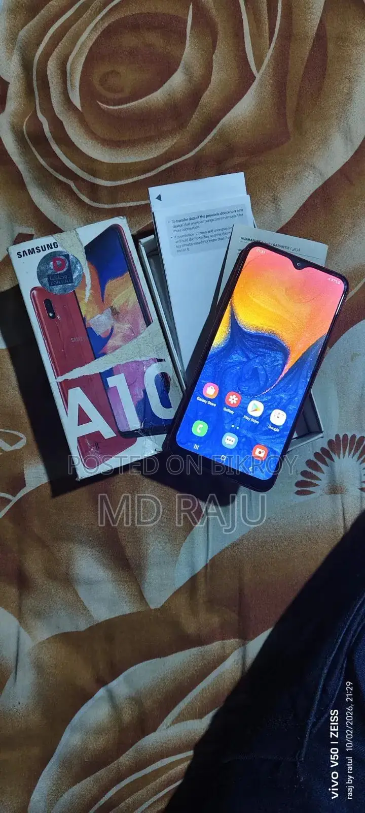 Samsung A10 32 GB Red