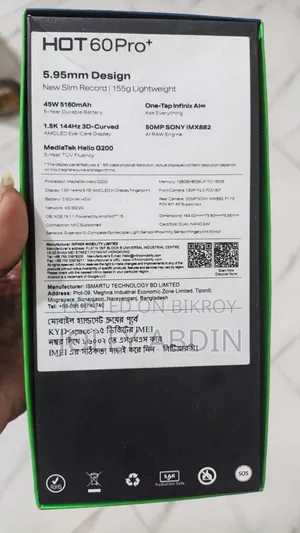 Infinix Hot 60 Pro 128 GB Gray