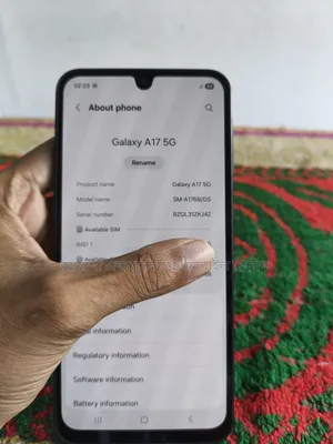 স্যামসাং গ্যালাক্সি এ১৭ ৫জি ১২৮ জিবি ব্ল্যাক