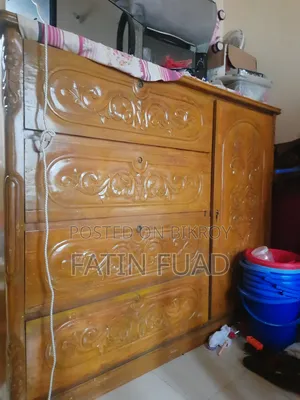 ৪ ড্রয়ার কাঠের ওয়ার্ডরোব (কাঠের ওয়ার্ডরোব)