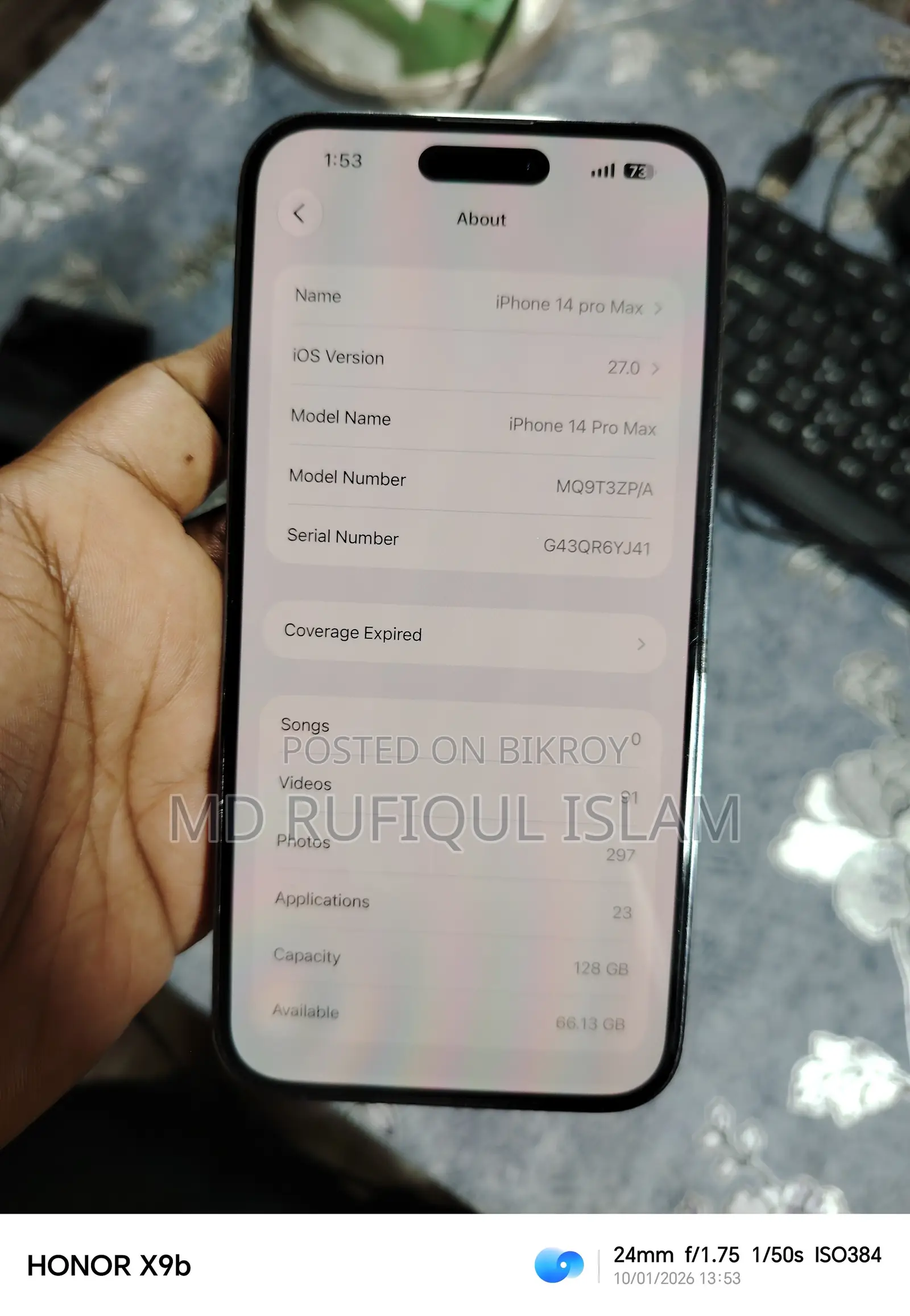 Apple iPhone 14 Pro Max 128 GB Gray