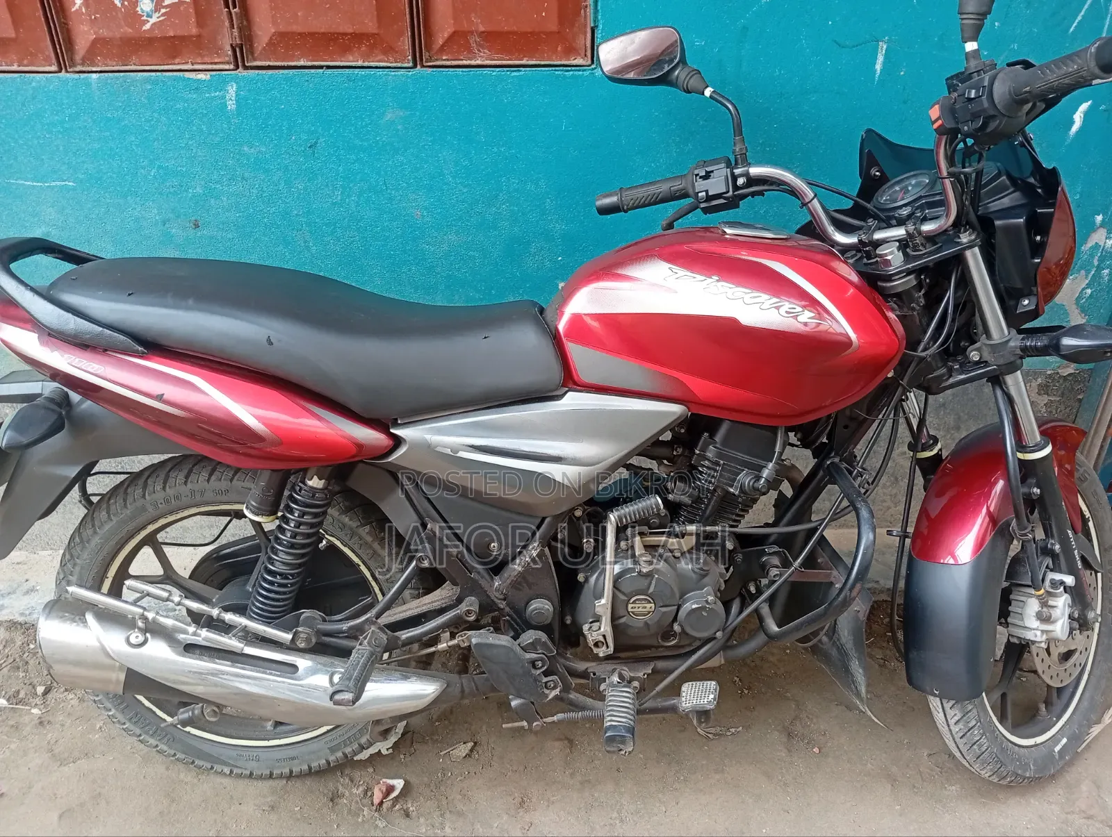 New Bajaj Discover 110 2021 Red
