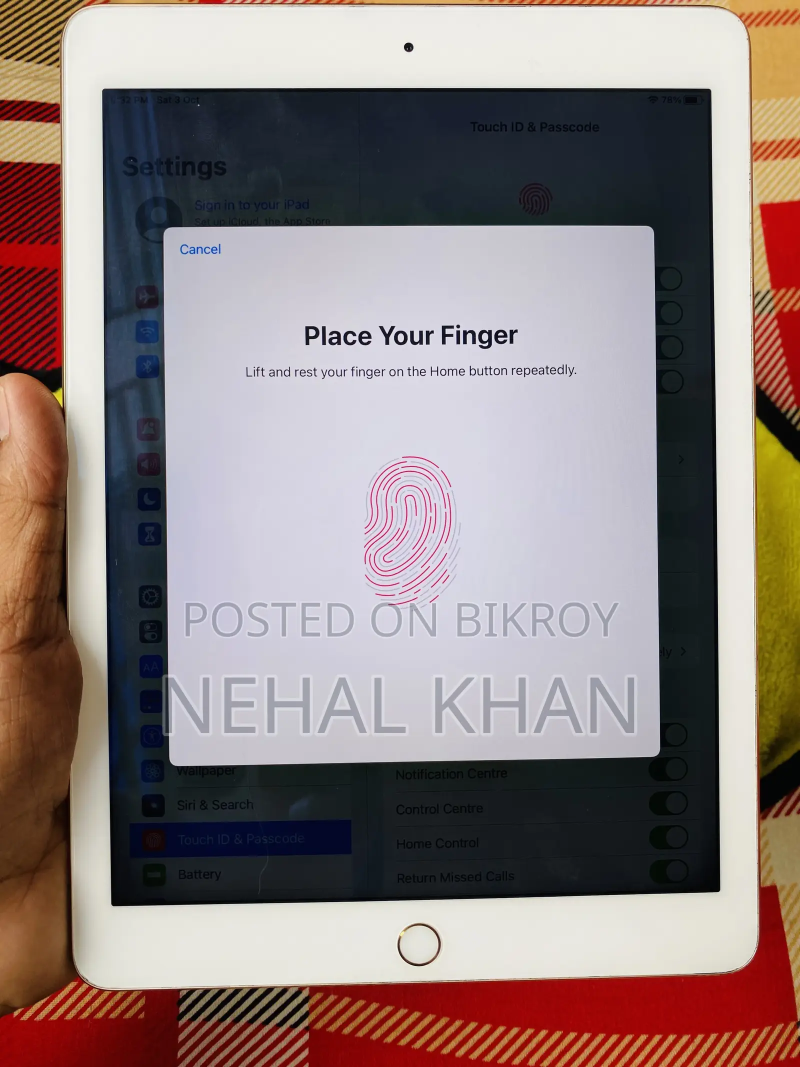 অ্যাপল আইপ্যাড এয়ার (২০২০) ওয়াই-ফাই ৬৪ জিবি