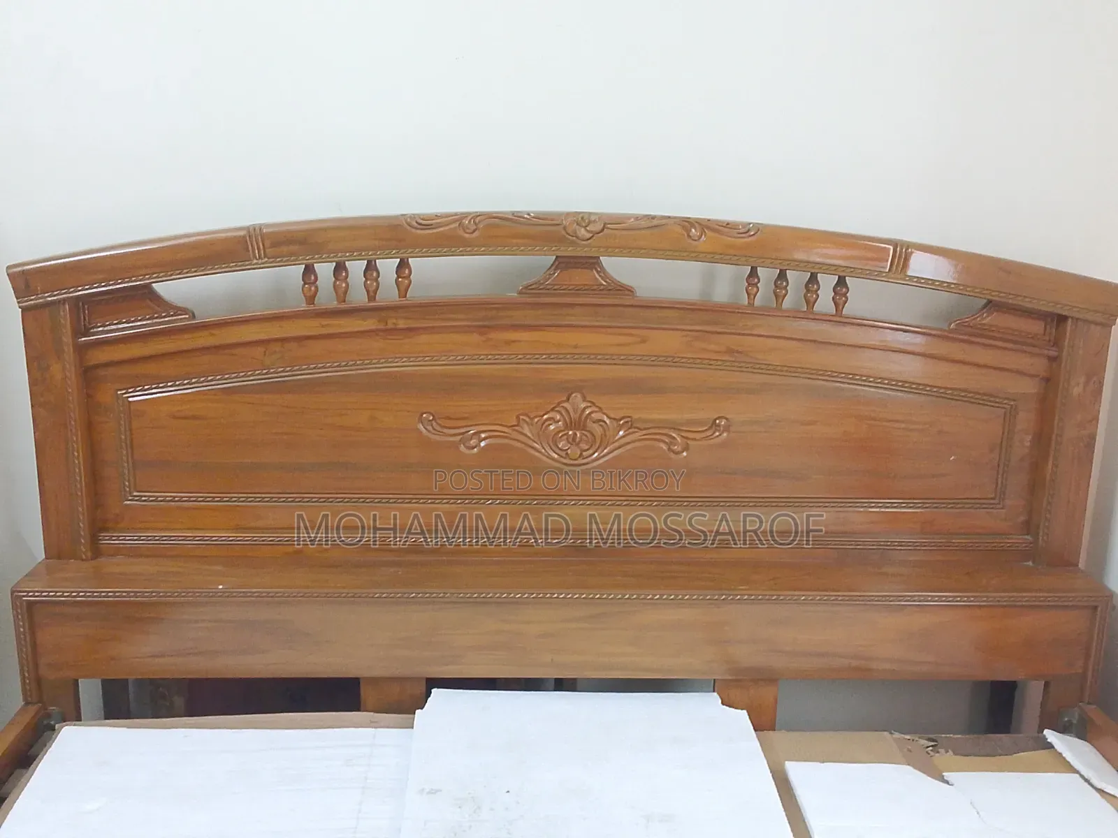 Original Teak Wood Bed.