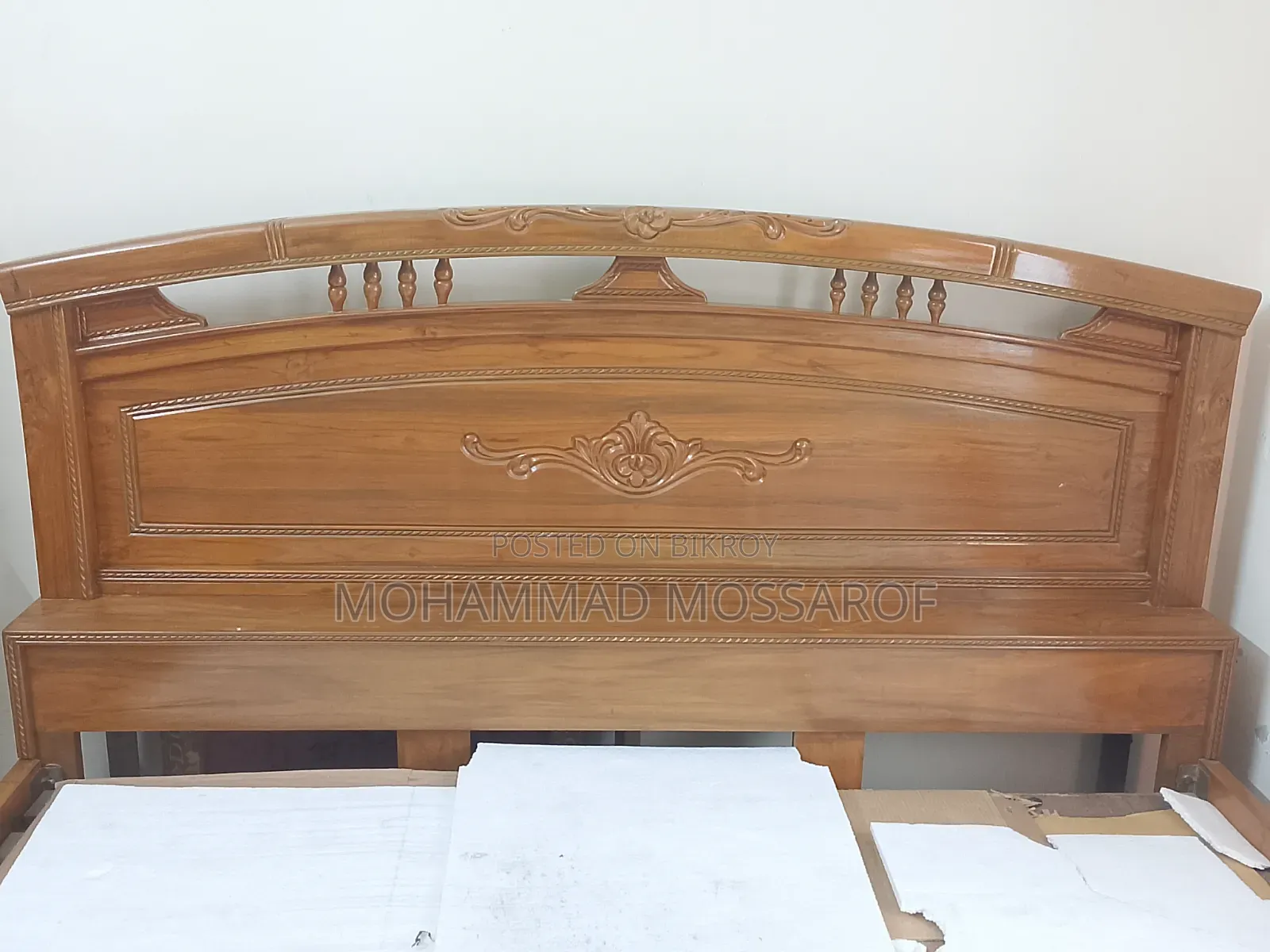 Original Teak Wood Bed.