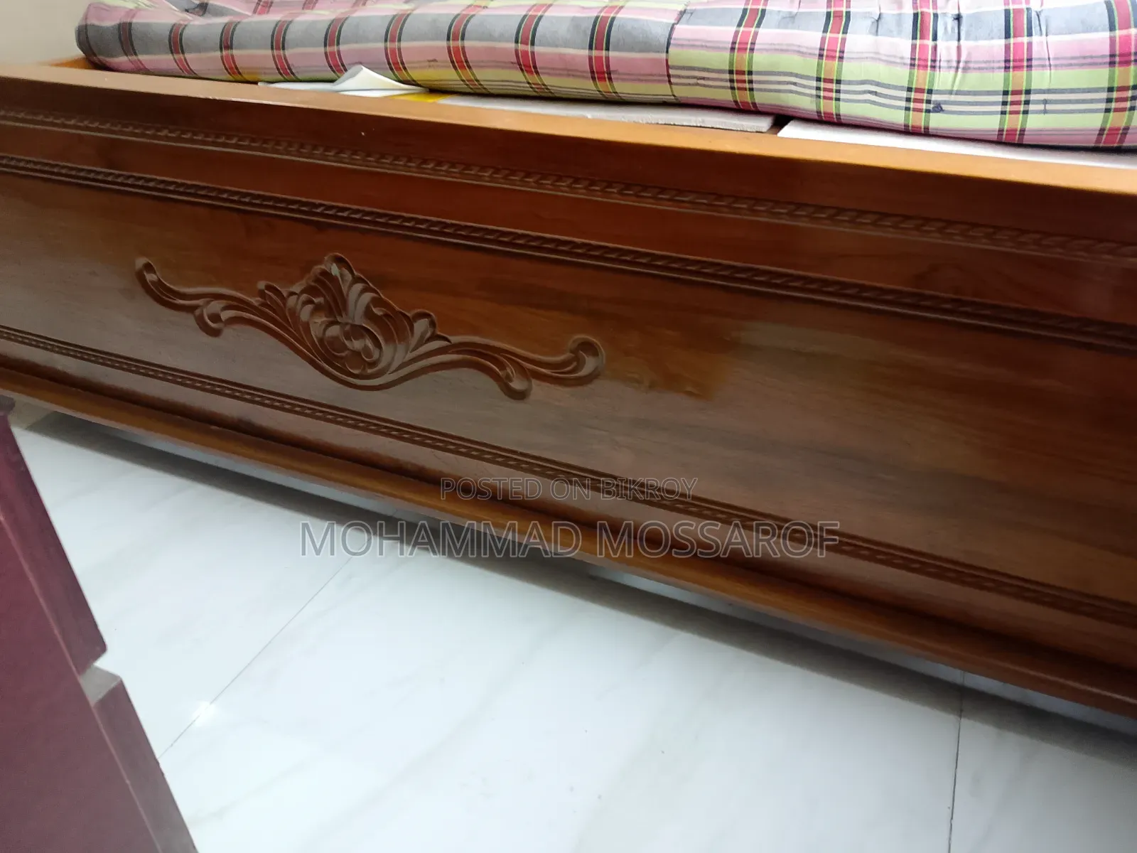 Original Teak Wood Bed.