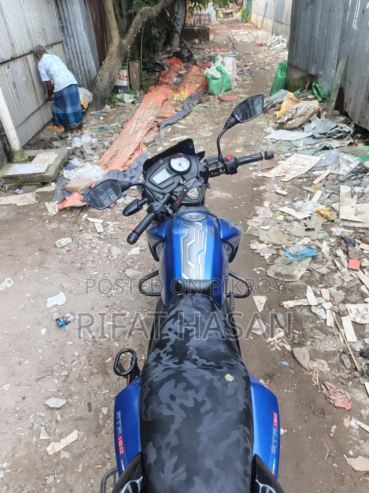 TVS Apache RTR 160 2V 2017 Blue