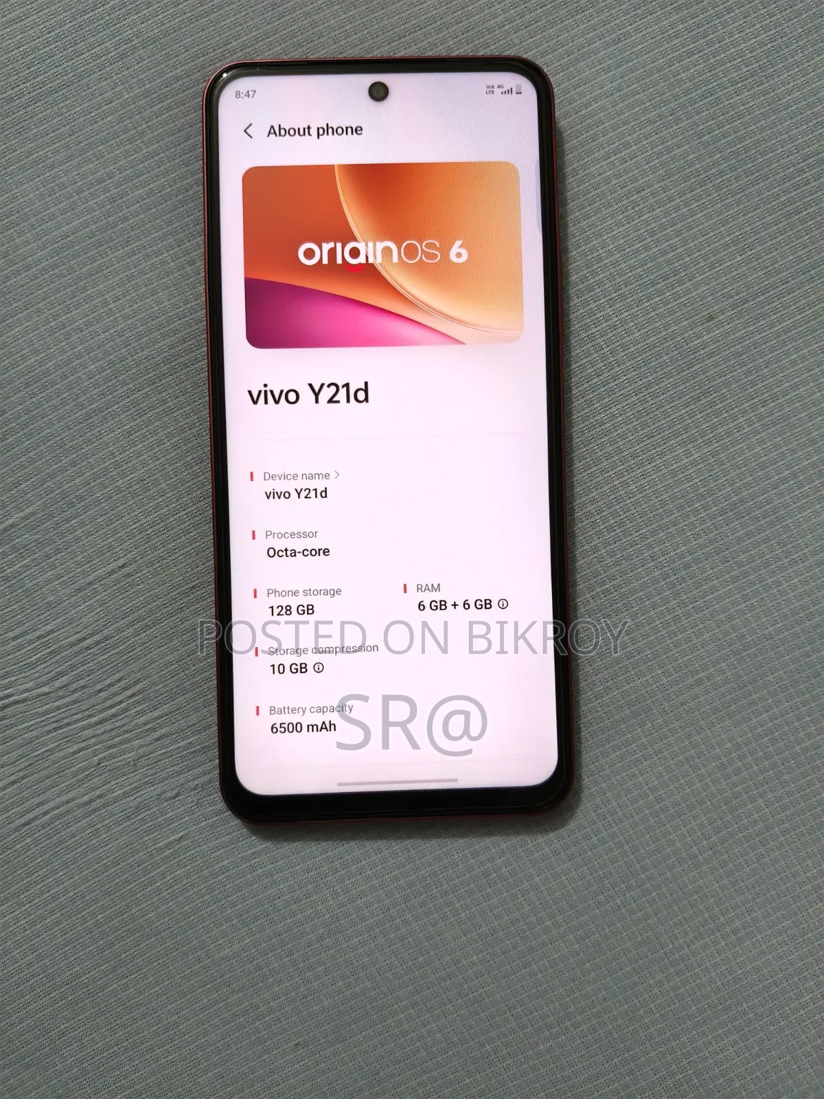 Vivo Y21d 128 GB Rose Gold