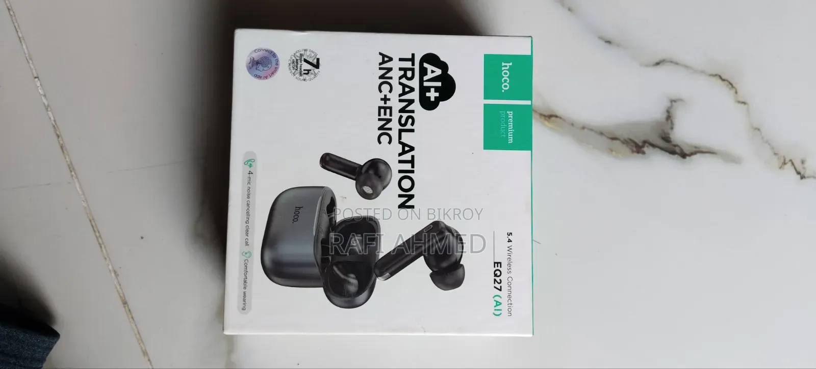 EQ27 Fun AI Translation Earbuds | ANC+ENC Noise Reduction134 Languages