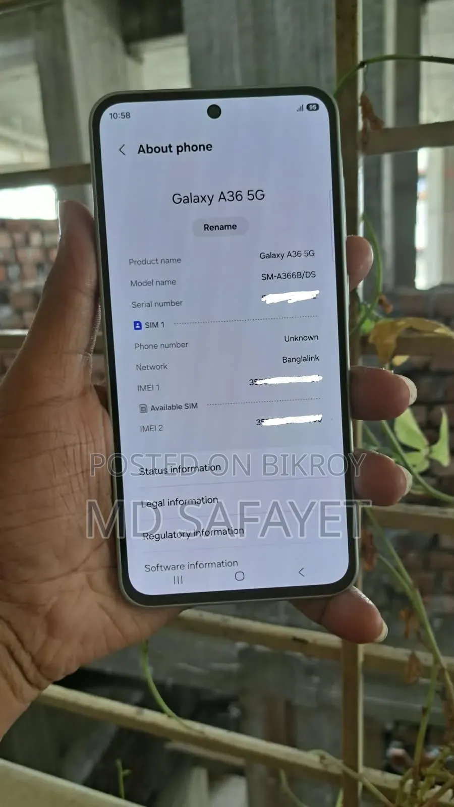 Samsung Galaxy A36 256 GB Yellow