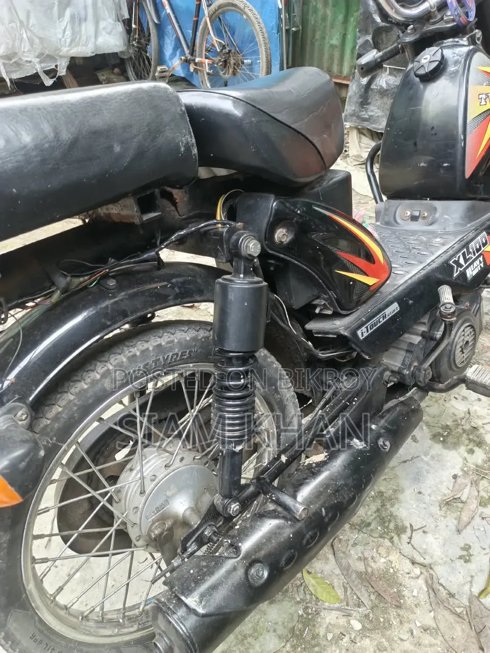 টিভিএস এক্সএল ১০০ ২০১৮ ব্ল্যাক