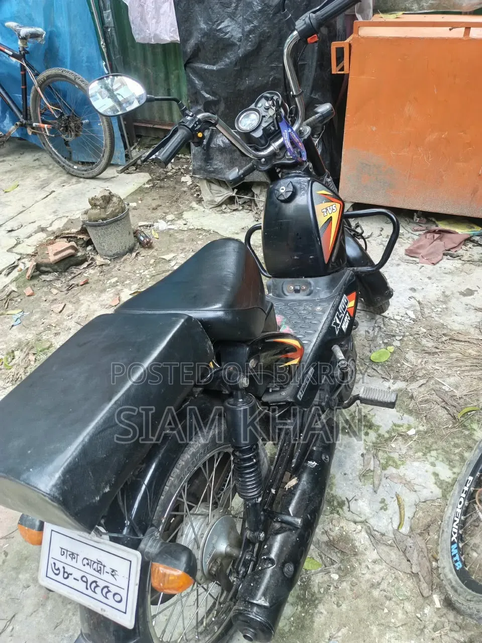 টিভিএস এক্সএল ১০০ ২০১৮ ব্ল্যাক