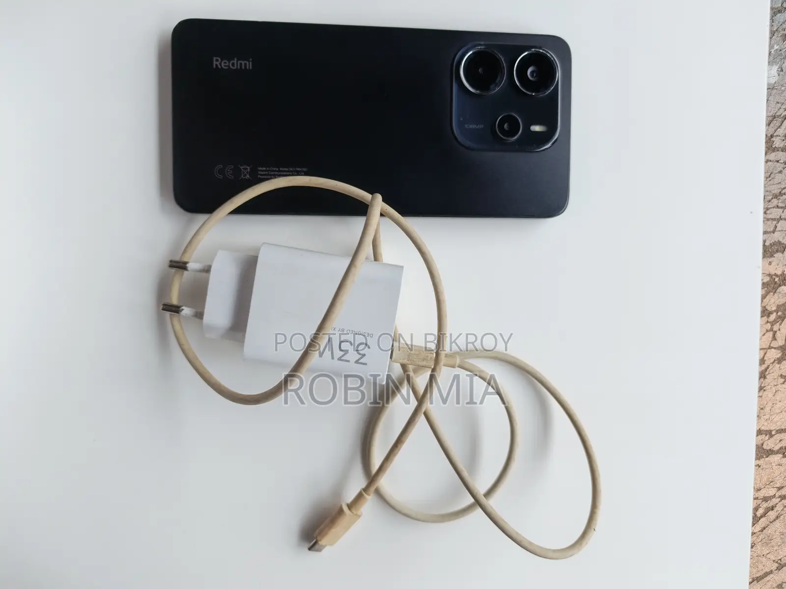শাওমি রেডমি নোট ১৪ ৫জি ২৫৬ জিবি ব্ল্যাক