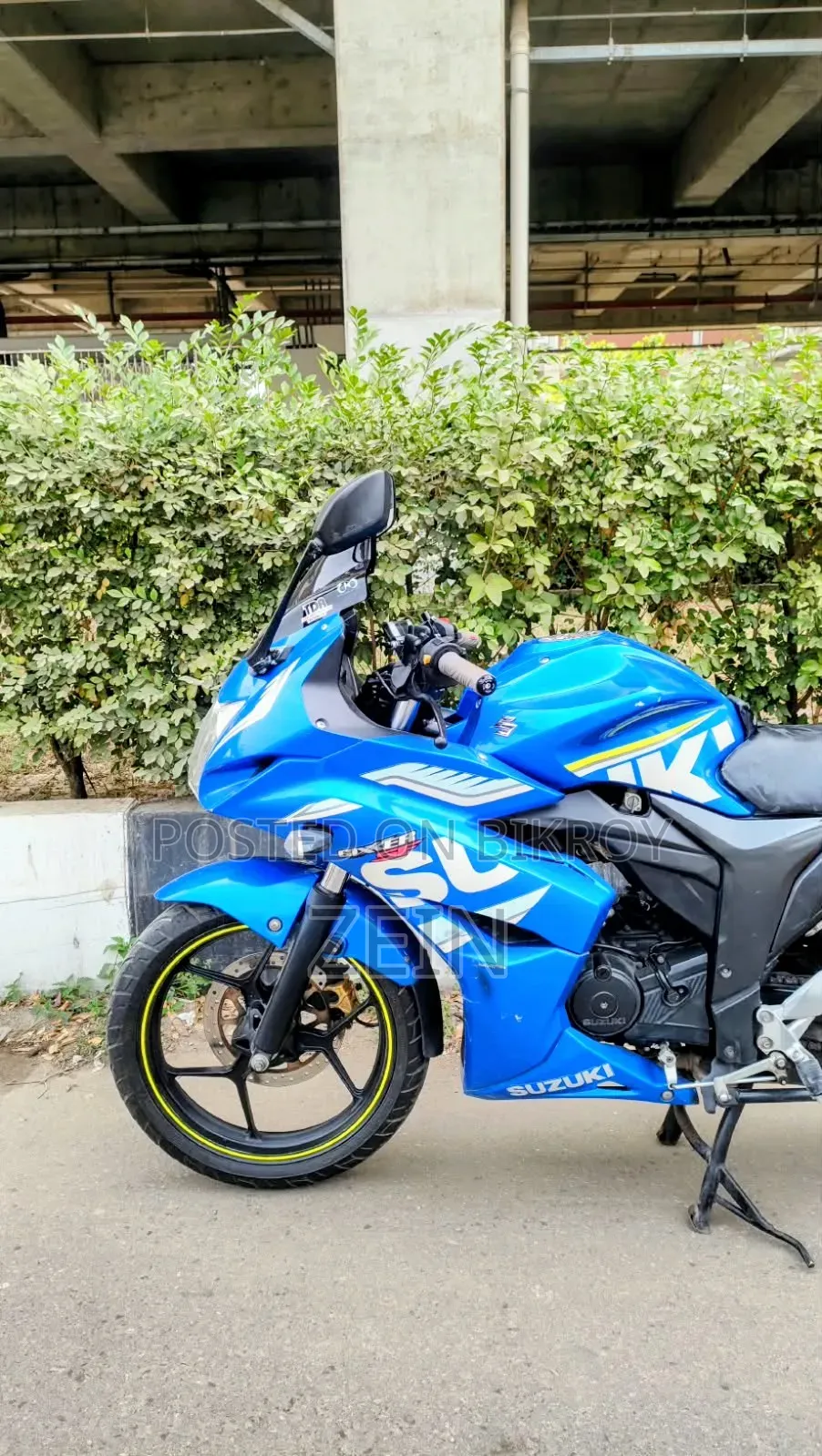 Suzuki Gixxer 2017 নীল