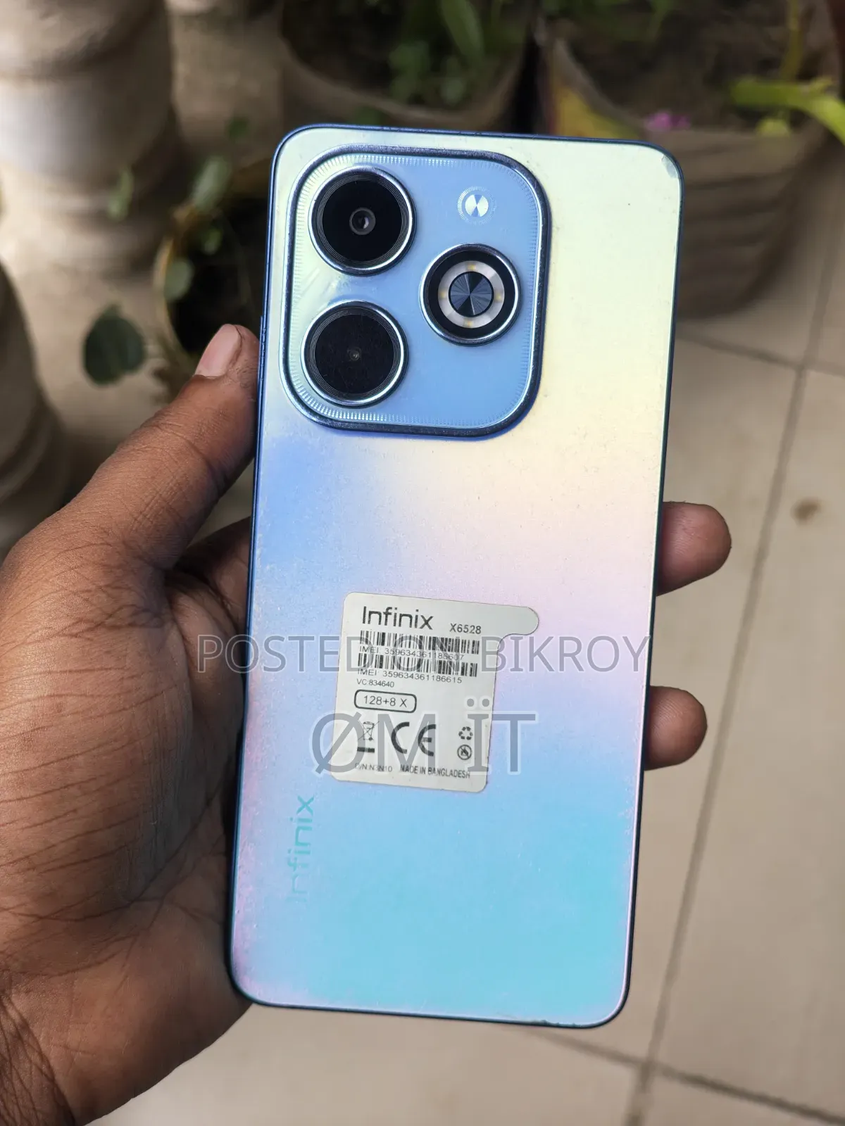 ইনফিনিক্স হট ৪০আই ১২৮ জিবি ব্লু