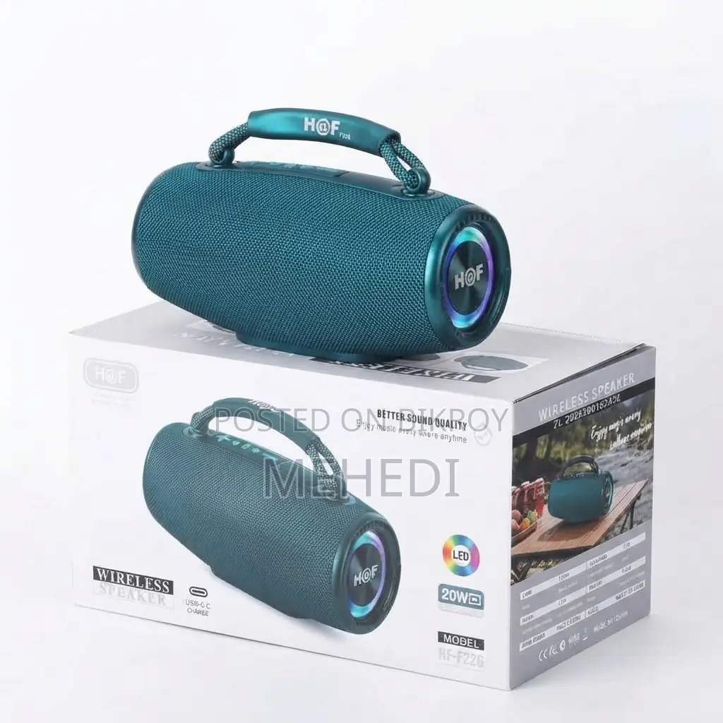 H@F HF-F226 20W Portable Wireless Bluetooth Speaker