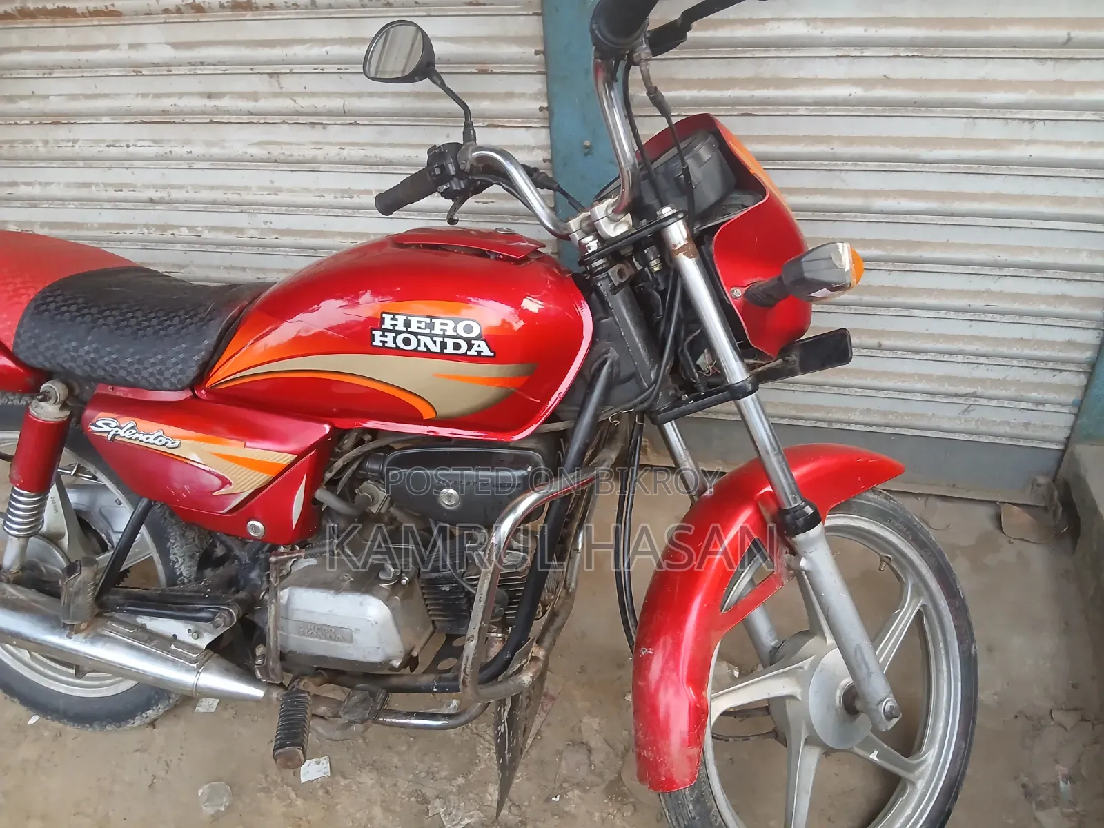 হিরো স্প্লেন্ডার প্লাস ২০১১ রেড
