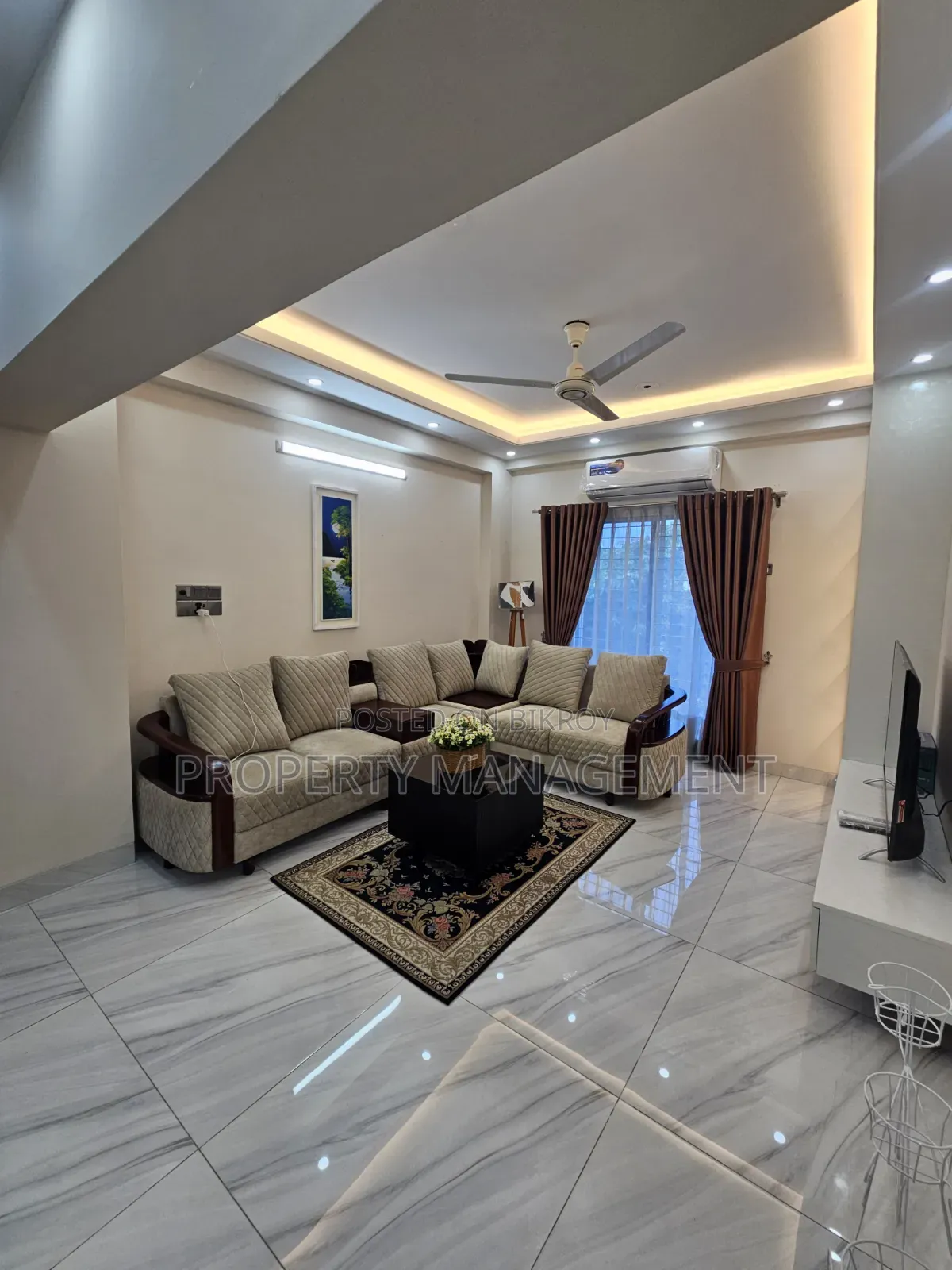 Furnished 3-Bedroom Apartment in Gulshan for rent