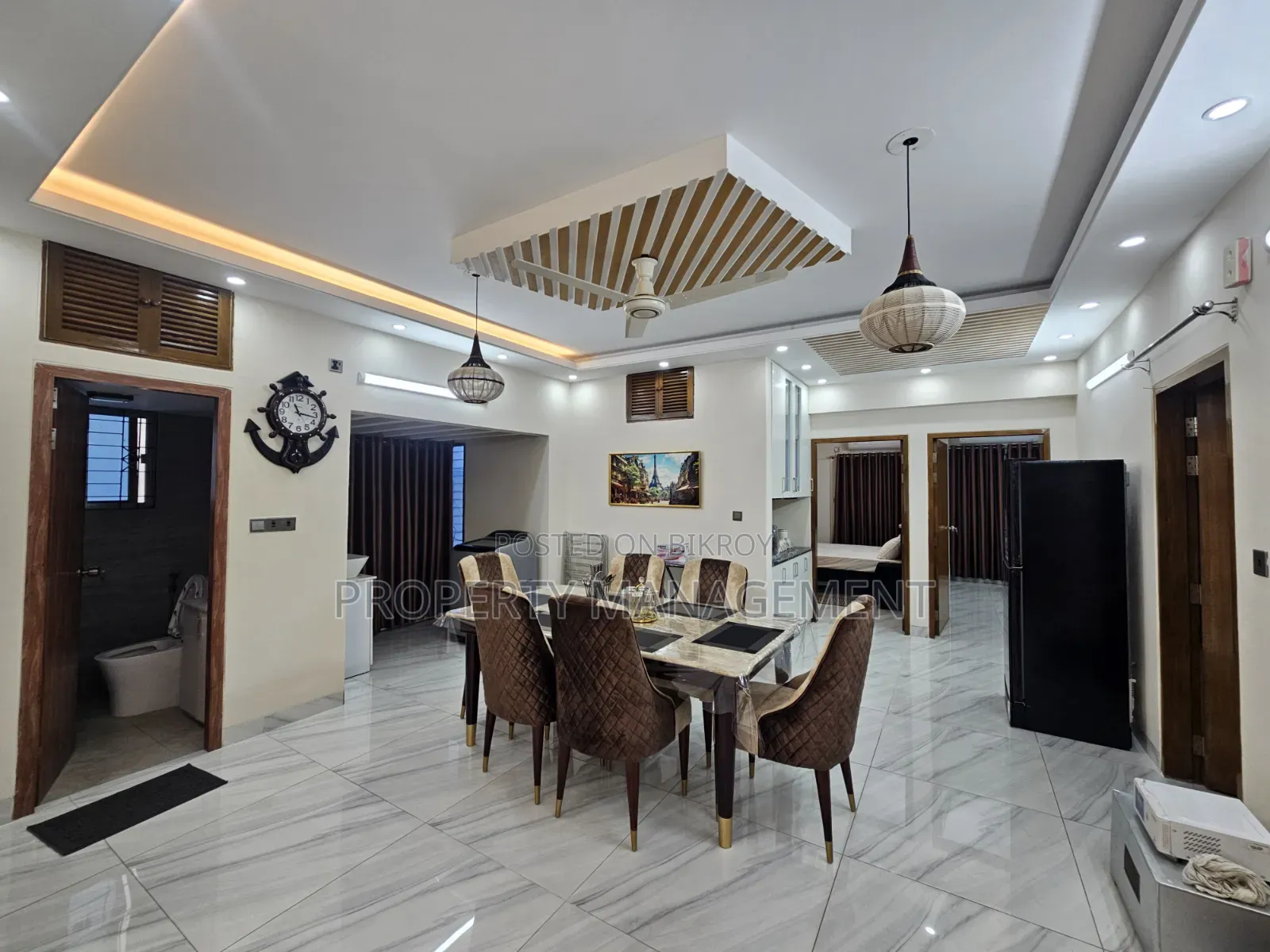 Furnished 3-Bedroom Apartment in Gulshan for rent