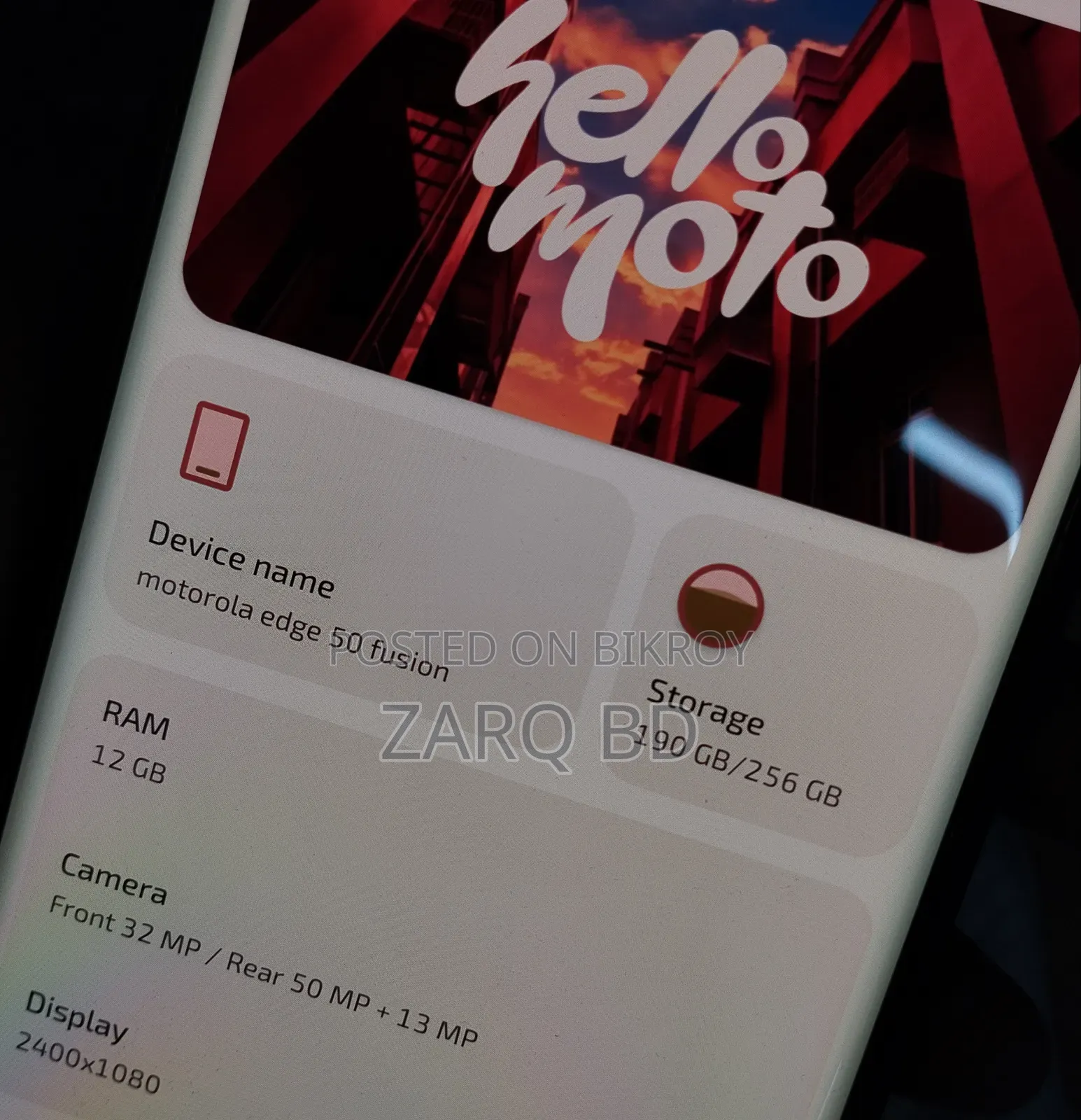 Motorola Edge 50 256 GB Pink